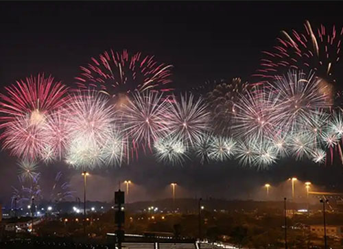 南皮县焰火晚会